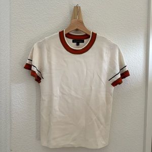 Banana Republic knit flutter sleeve top